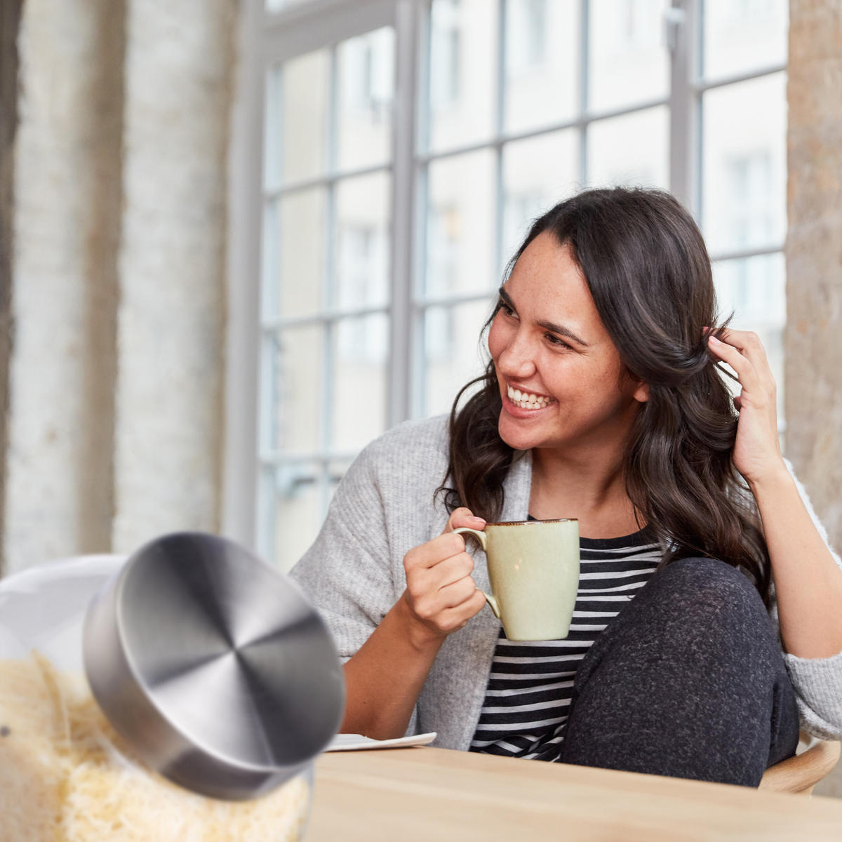 3XBONBONGLÄSER - Transparent, Glas/Kunststoff (11/15.5/17cm) - Relaxdays