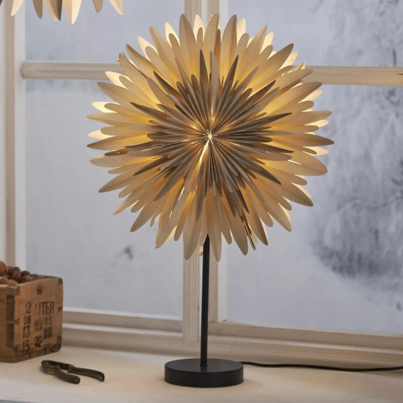TISCHLEUCHTE Winter Beige - Beige, Metall (20/20/62cm) - click-licht