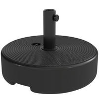 SONNENSCHIRMSTÄNDER DE-11613 Schwarz - Schwarz, Kunststoff (45/45cm) - ComfortXL