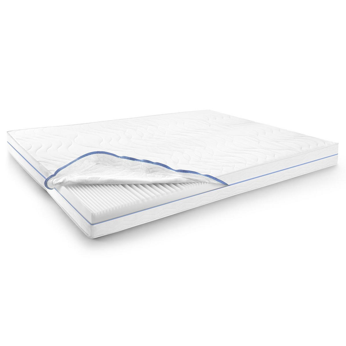 KALTSCHAUMMATRATZE Premium 180x200 cm - Weiß, Textil (180/200cm) - Supportho
