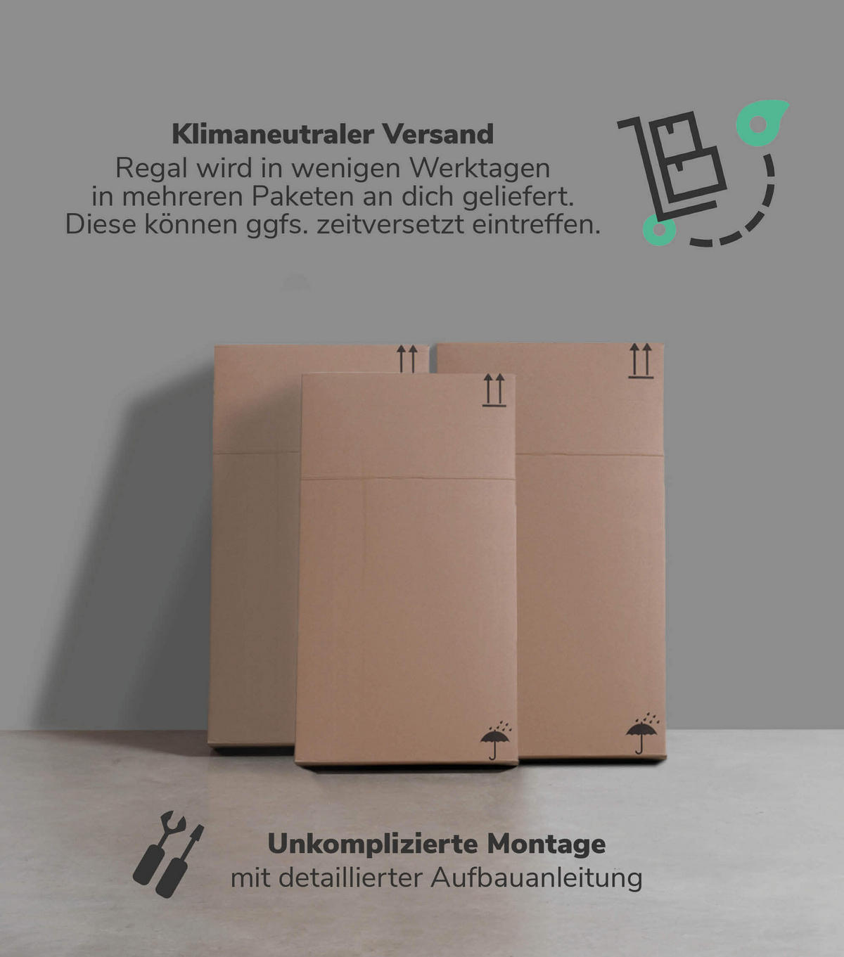 SCHREIBTISCH Der Produktive - Eichefarben, Holzwerkstoff (54/112/77cm) - Mokebo