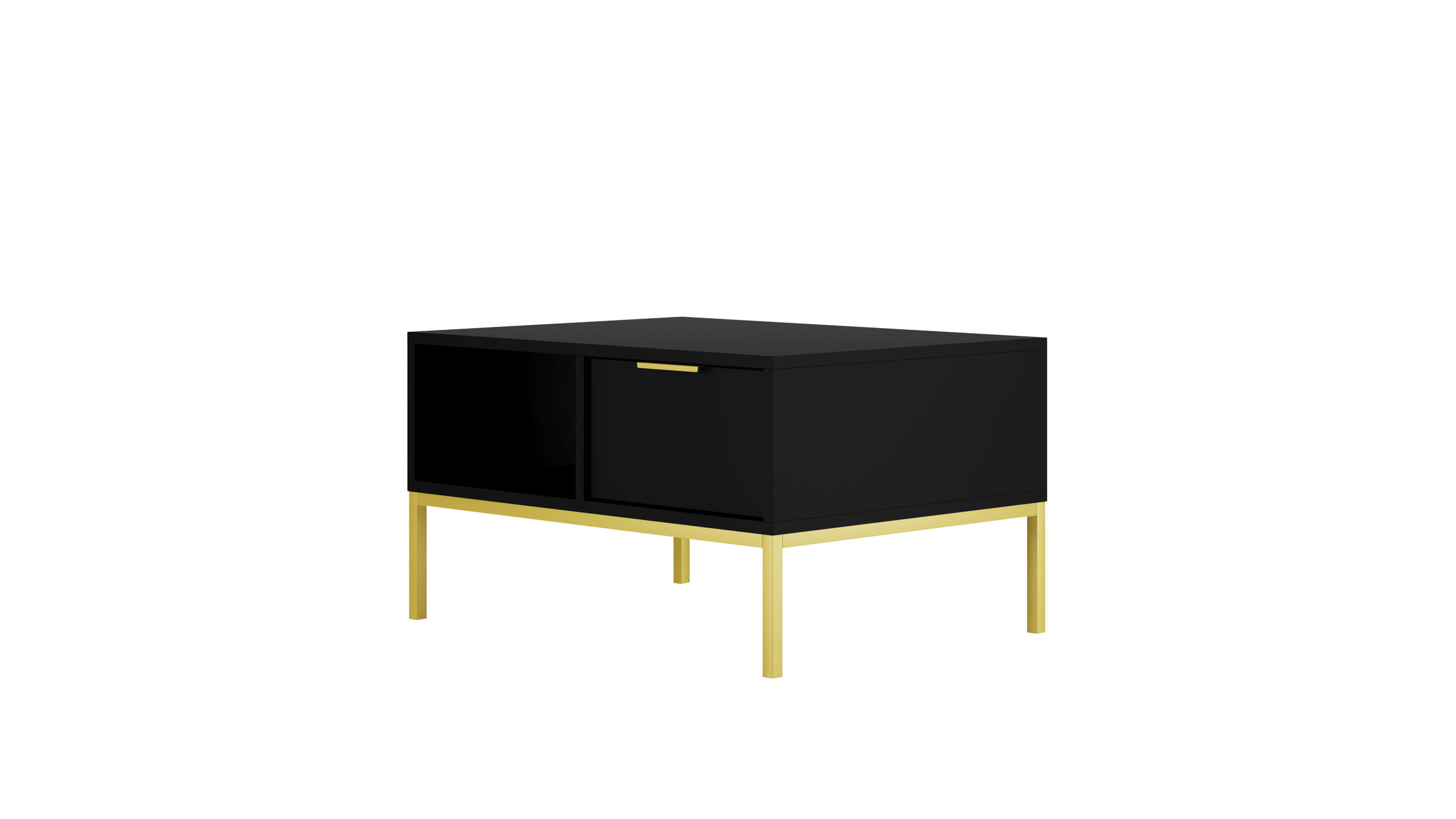 COUCHTISCH Austin 60/45,4/80 cm - Schwarz, Holzwerkstoff (80/60/45cm) - Kocot Kids