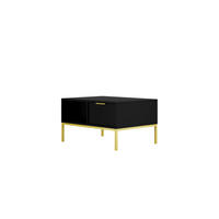 COUCHTISCH Austin_80 60/45/80 - Goldfarben/Schwarz, Holzwerkstoff (80/60/45cm) - RAUMHIRSCH FURNITURE