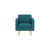 SESSEL Brest-Malmo 85 - Blau, Holz/Textil (80/84/81cm)
