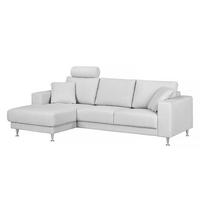 ECKSOFA mit Longchair - Grau, Textil (235/150cm) - home24
