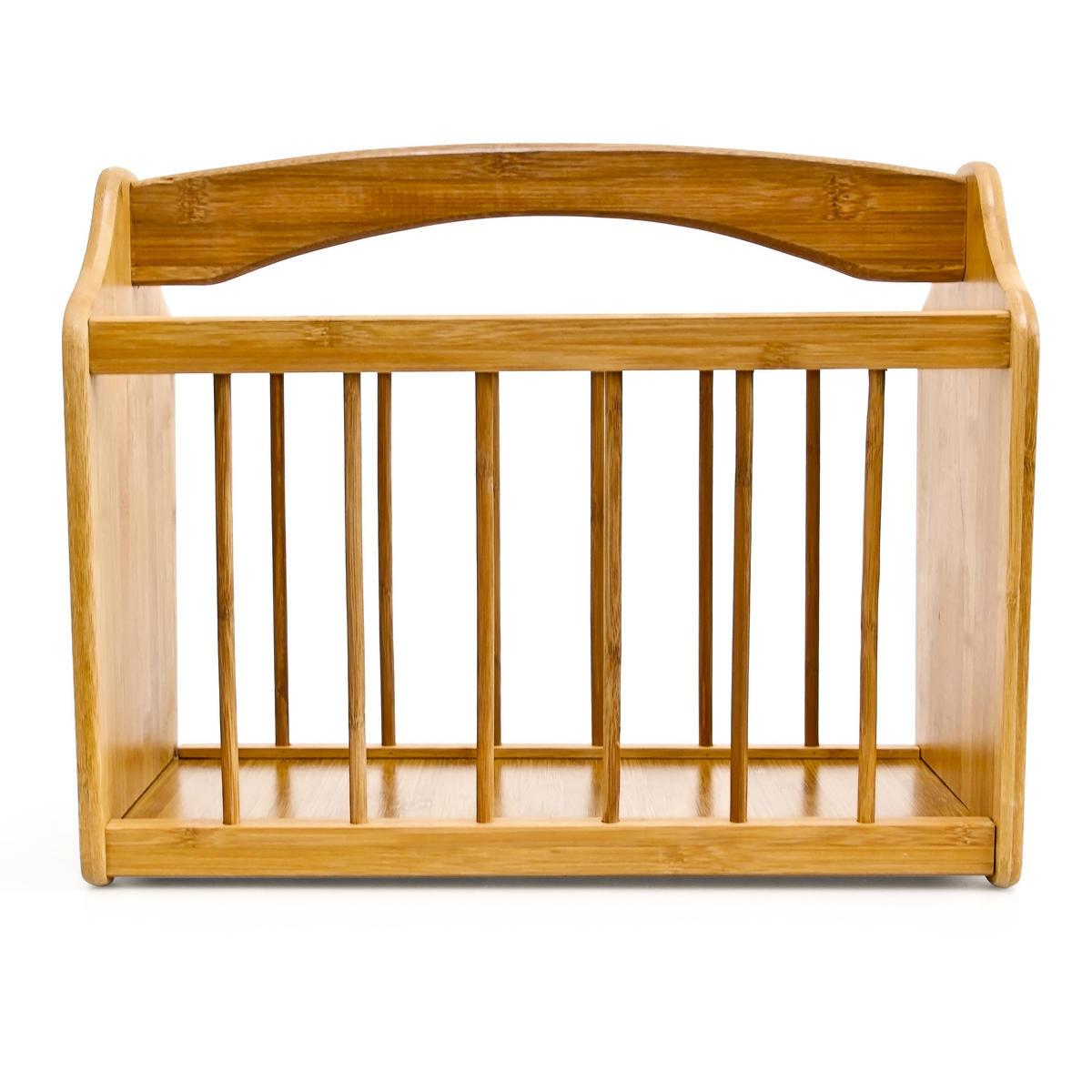 ZEITUNGSSTÄNDER - Hellbraun, Holz (33/21/42cm) - Relaxdays