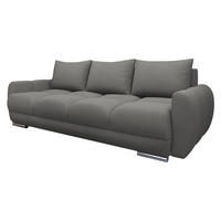 SCHLAFSOFA Logo 3 - Silberfarben/Grau, Holz/Kunststoff (234/89/97cm) - MIRJAN24