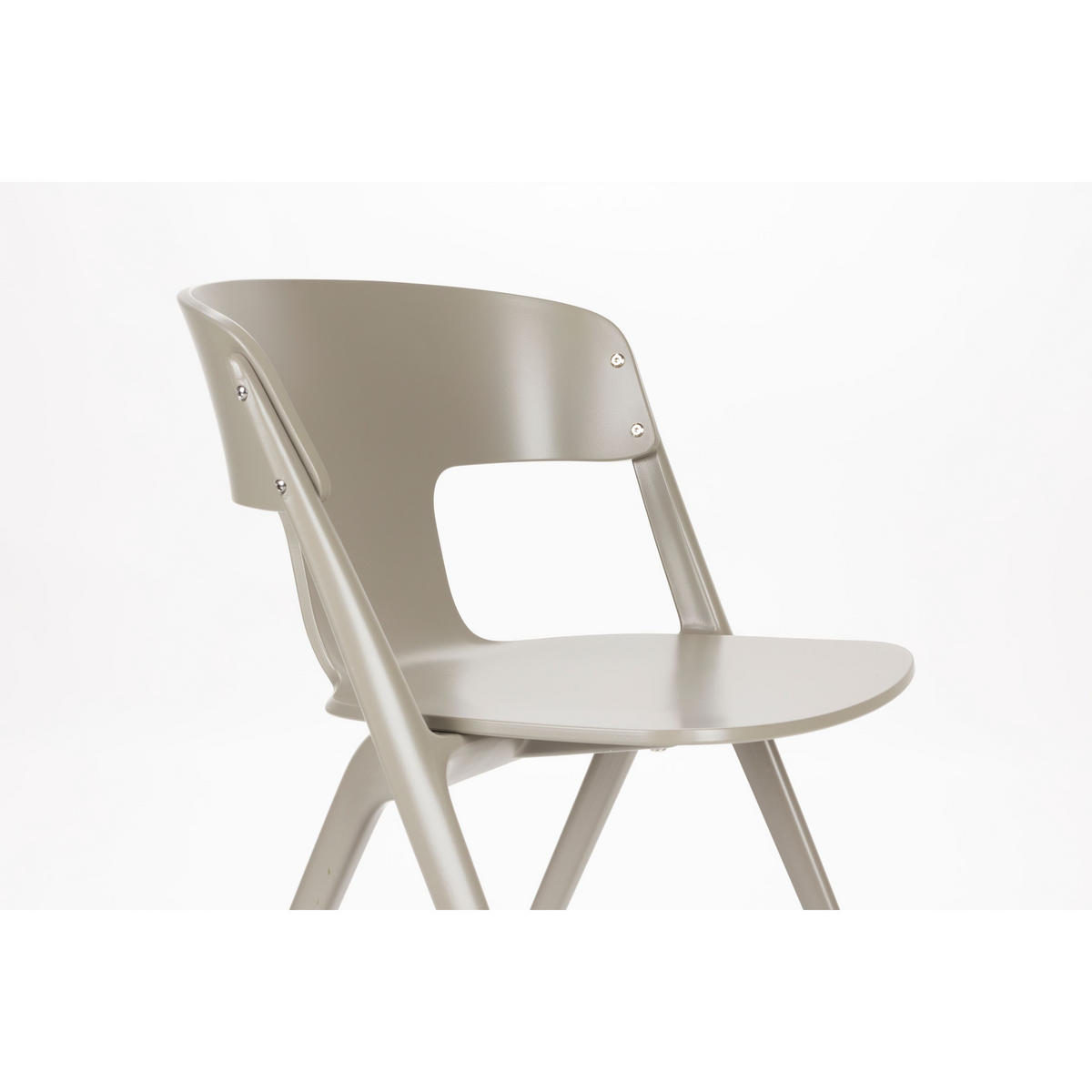 GARTENSTUHL Horizon Braun - 4 er Set - Taupe, Kunststoff (57.5/75/52.5cm) - Zuiver