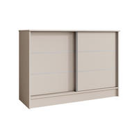 KOMMODE Mirela mit 2 Schiebetüren 120 cm, Kaschmir - Kaschmir, Holzwerkstoff (121/85/43.5cm) - Beautysofa