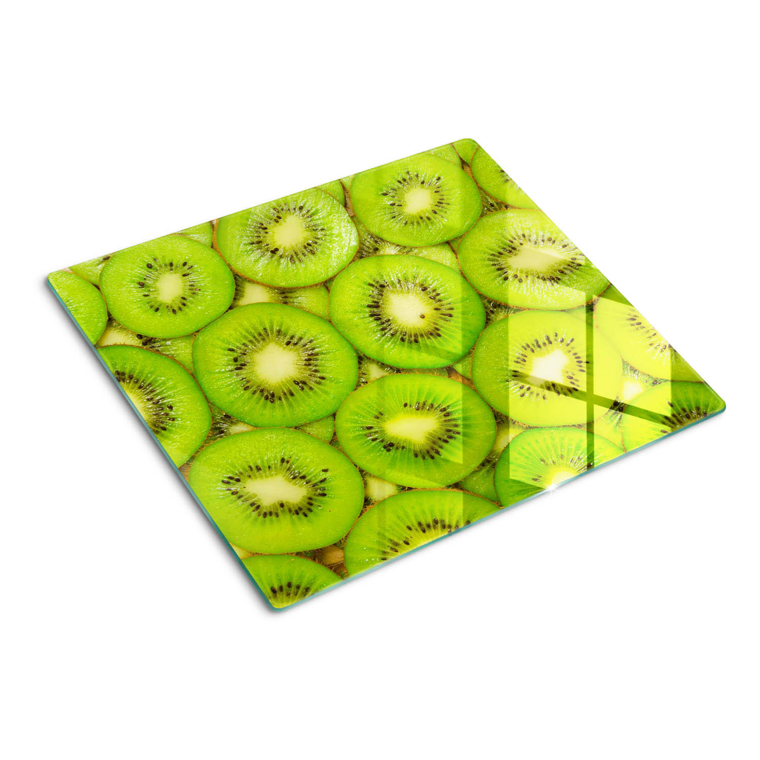 GLASPLATTE 60x52 cm Kiwi - Grün, Glas (60/0.4/52cm) - TULUP
