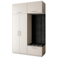 GARDEROBENSCHRANK REMA 150/240/60 cm Modern Kaschmir - Kaschmir, Holzwerkstoff (150/240/60cm) - MASSENO