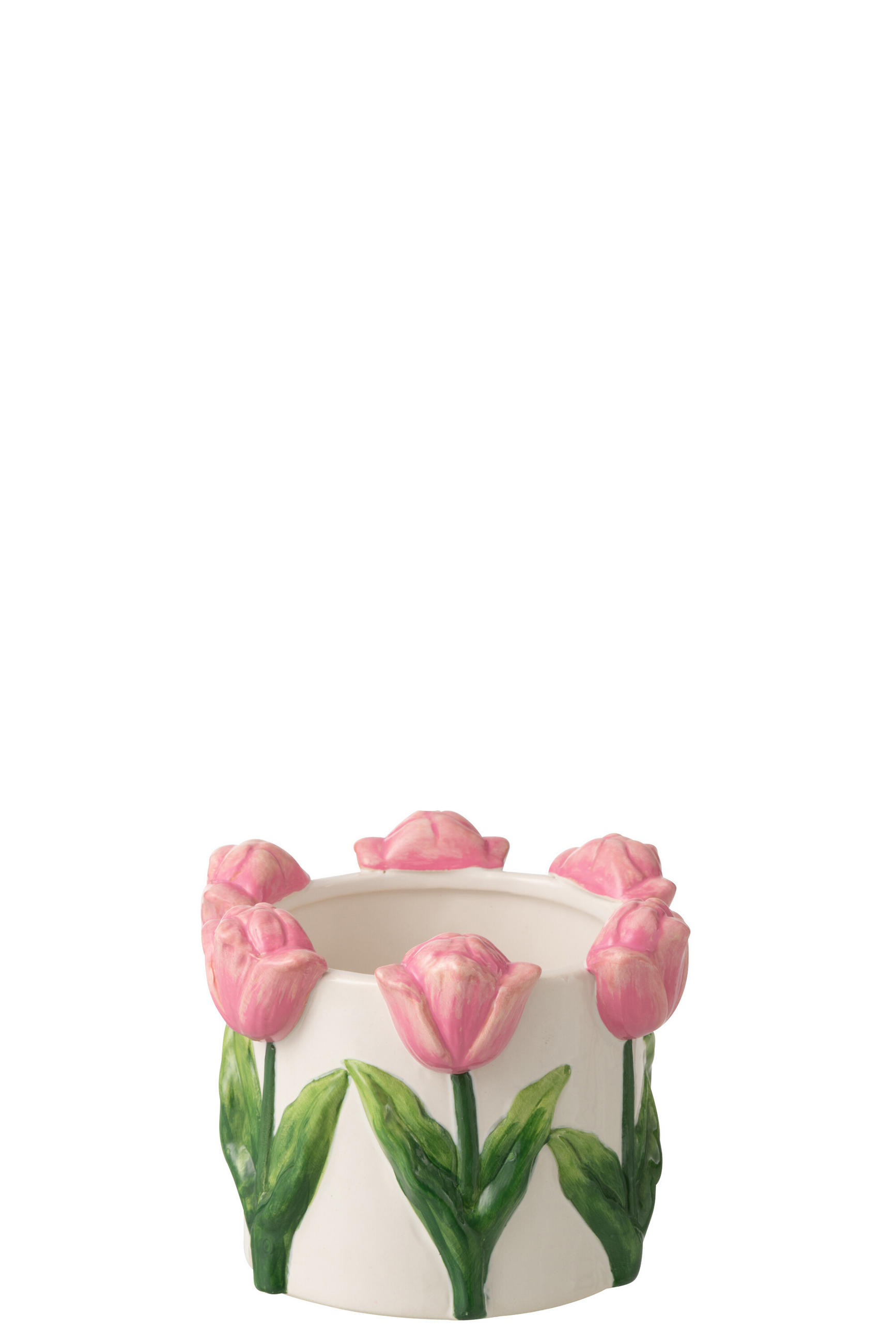 J-Line Blumentopf Rosa 13 cm