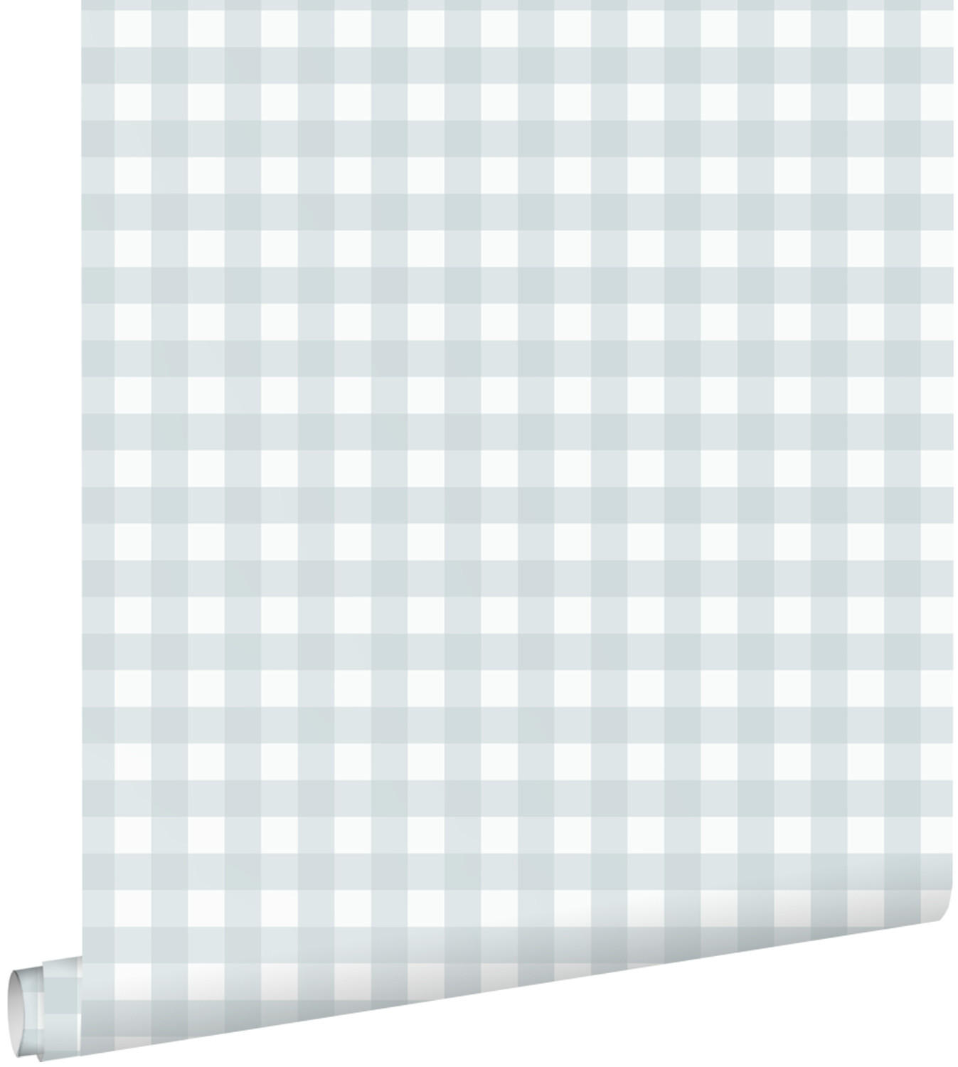 TAPETE Karomuster 50 x 900 cm - Blau, Papier (50/900cm) - ESTAhome