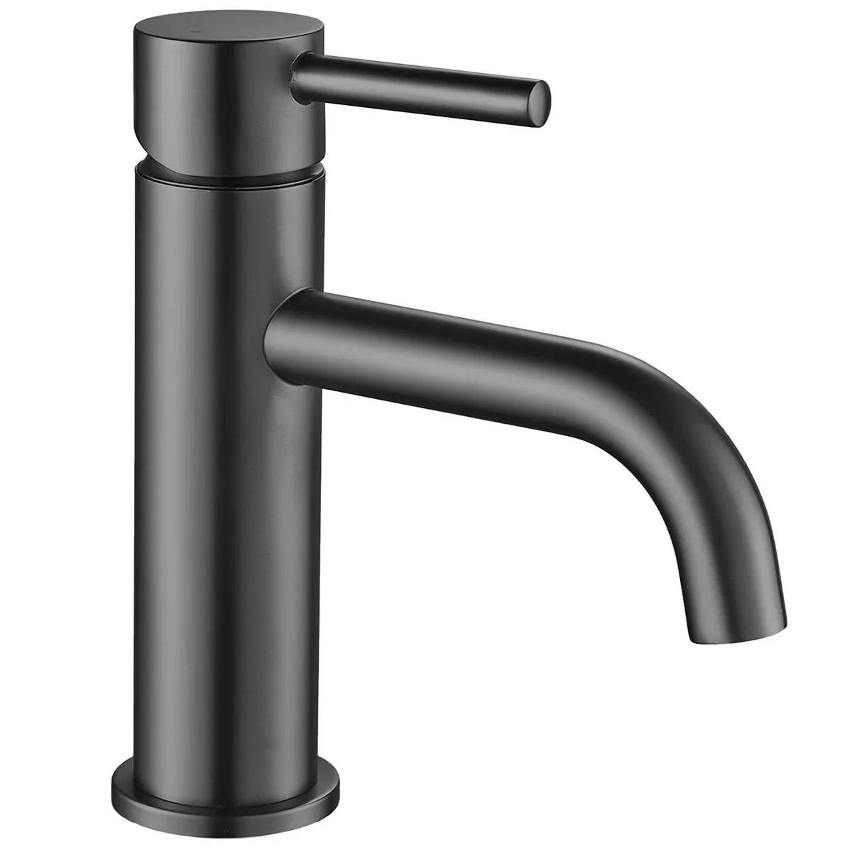 WASCHBECKENARMATUR Rea Lungo Titan Low - Titanfarben, Metall (5/16.5/15cm) - REA