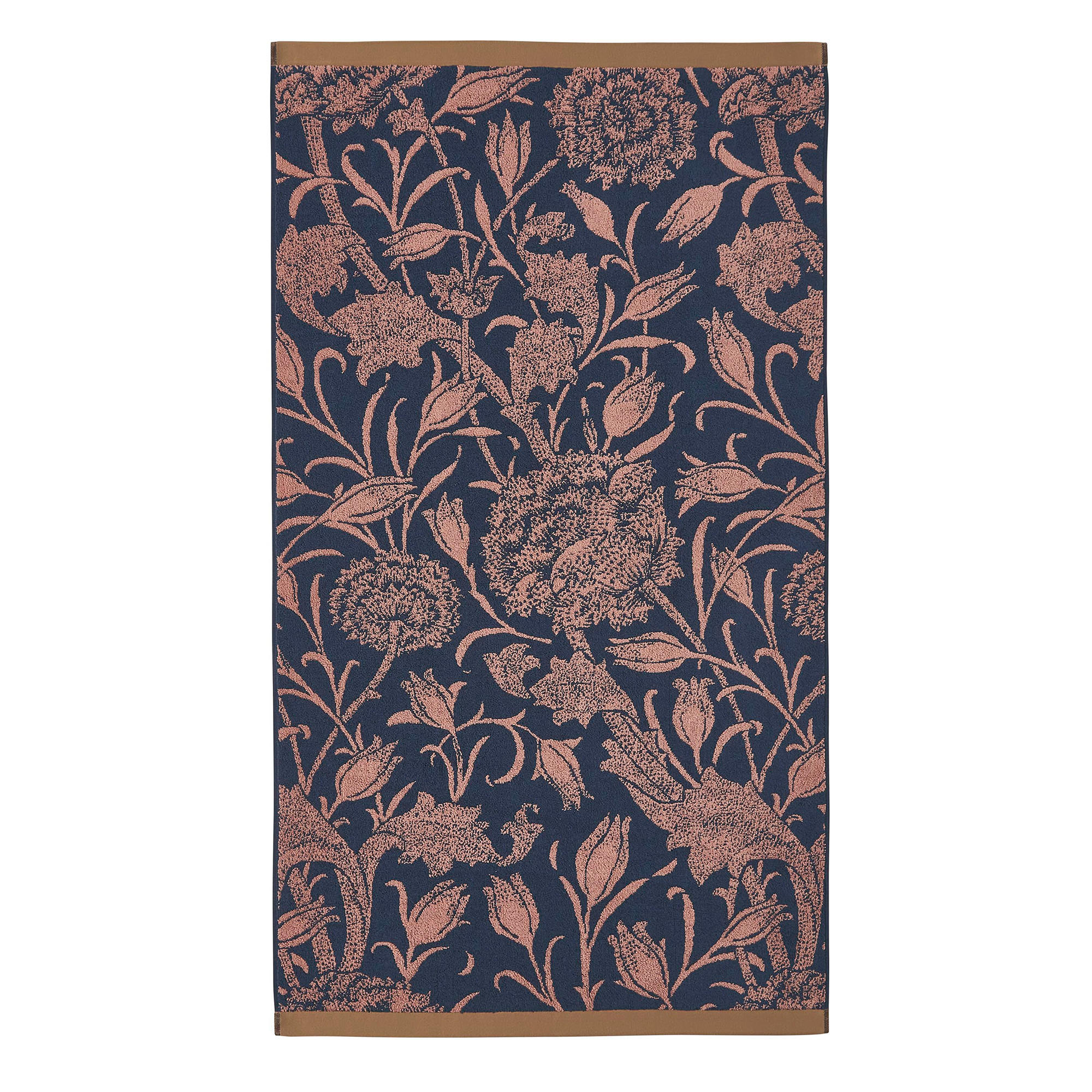 William Morris at Home Handtuch Blau, Braun 125x70 cm