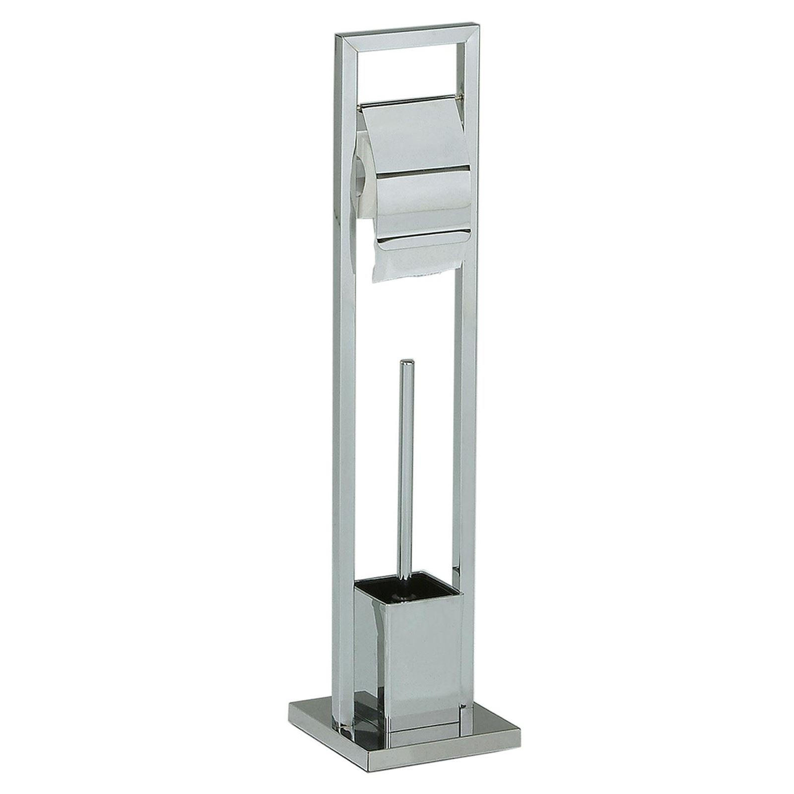 Idimex Toilettengarnitur Chrom 18x75x18 cm