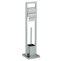 TOILETTENGARNITUR TOMA - Chromfarben, Metall (18/75/18cm) - IDIMEX