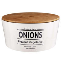 ZWIEBELTOPF Karlton Bros. - Weiß, Keramik (22/11/22cm) - Butlers