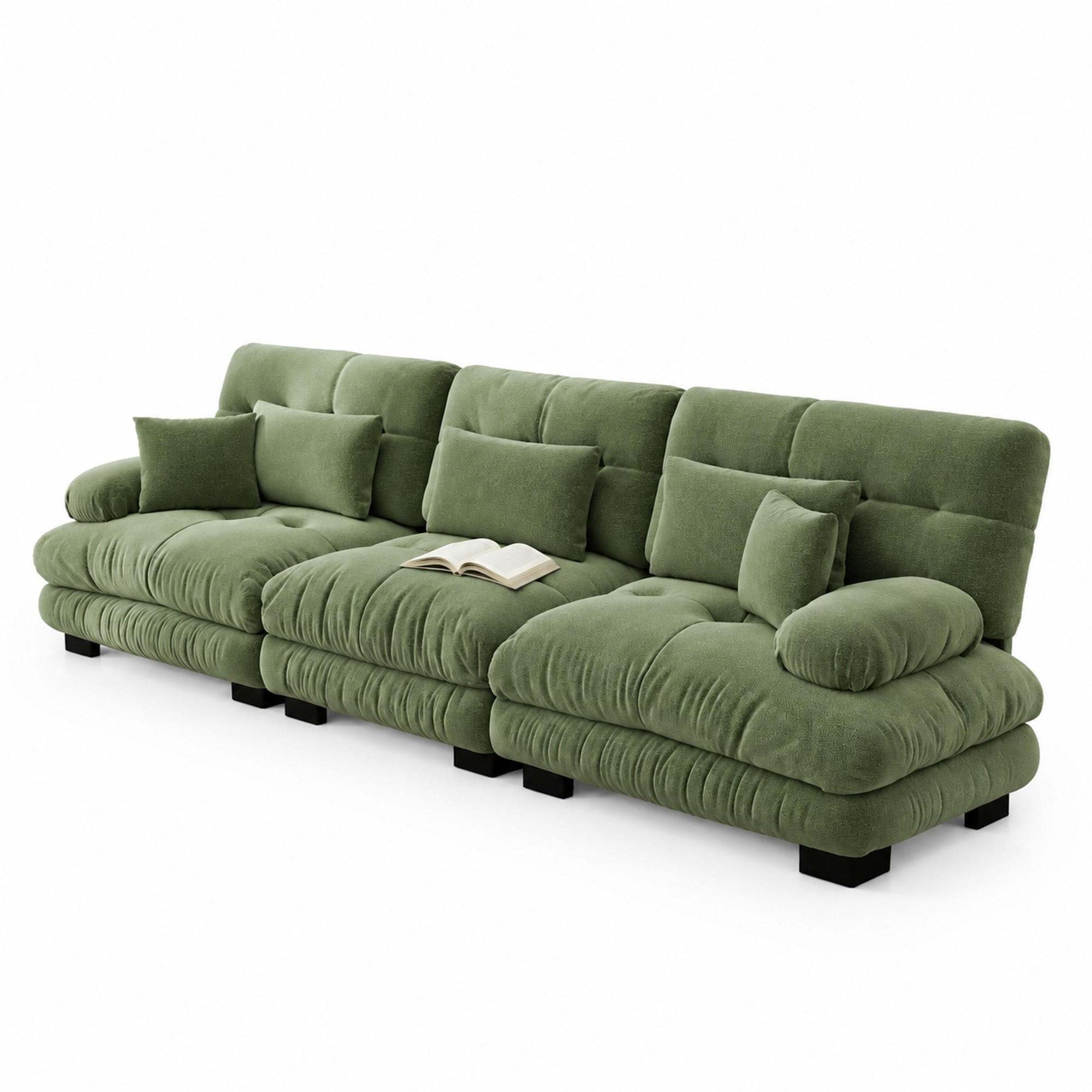 Ivmeu Sofa Grün 313x81x77 cm