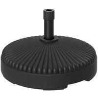 SONNENSCHIRMSTÄNDER Ø55/30 cm befüllbar DE-11494 Schwarz - Schwarz, Kunststoff (55/55cm) - ComfortXL