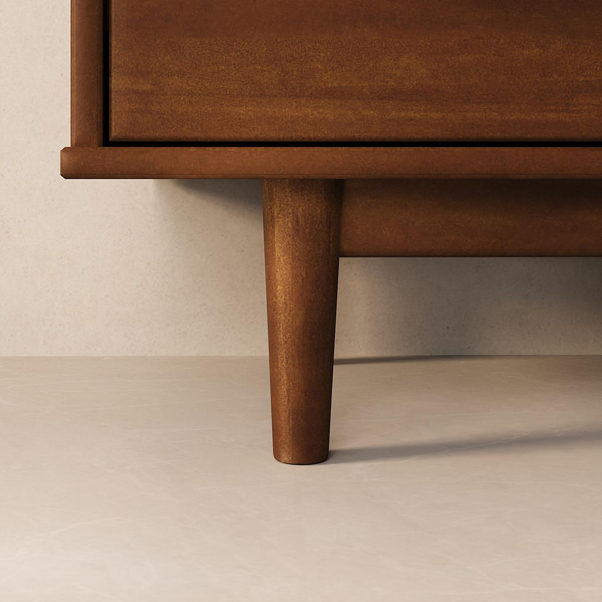 KOMMODE TECCA - Kastanienfarben, Holz (80/96/41cm) - IDIMEX