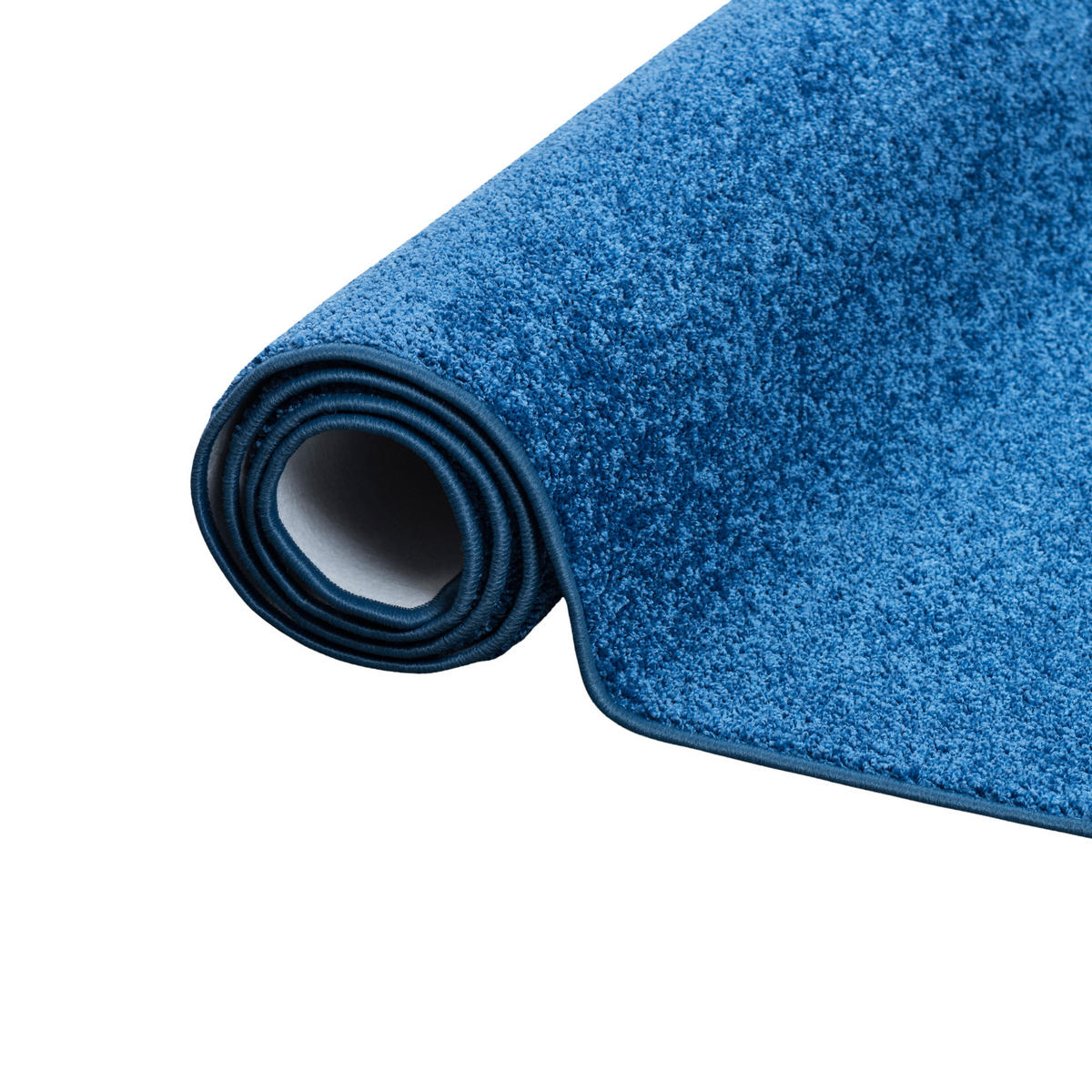 HOCHFLOR LANGFLOR TEPPICH LÄUFER COTTAGE - Blau, Textil (100/100cm) - Snapstyle