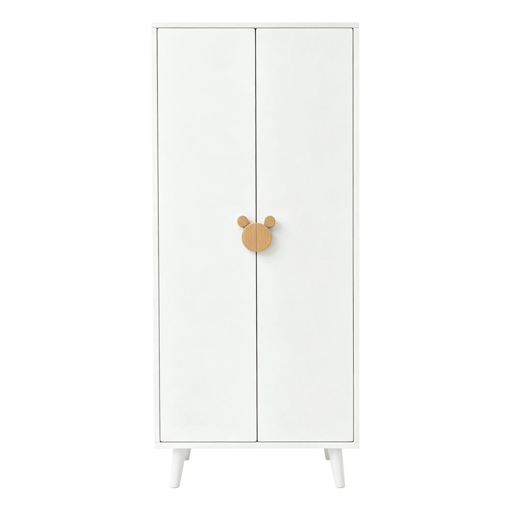 Delfa Kleiderschrank Weiß 70x170x55 cm