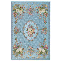 FLACHWEBTEPPICH Flomi Florence 120x180 cm - Türkis, Textil (120/180cm) - THEKO