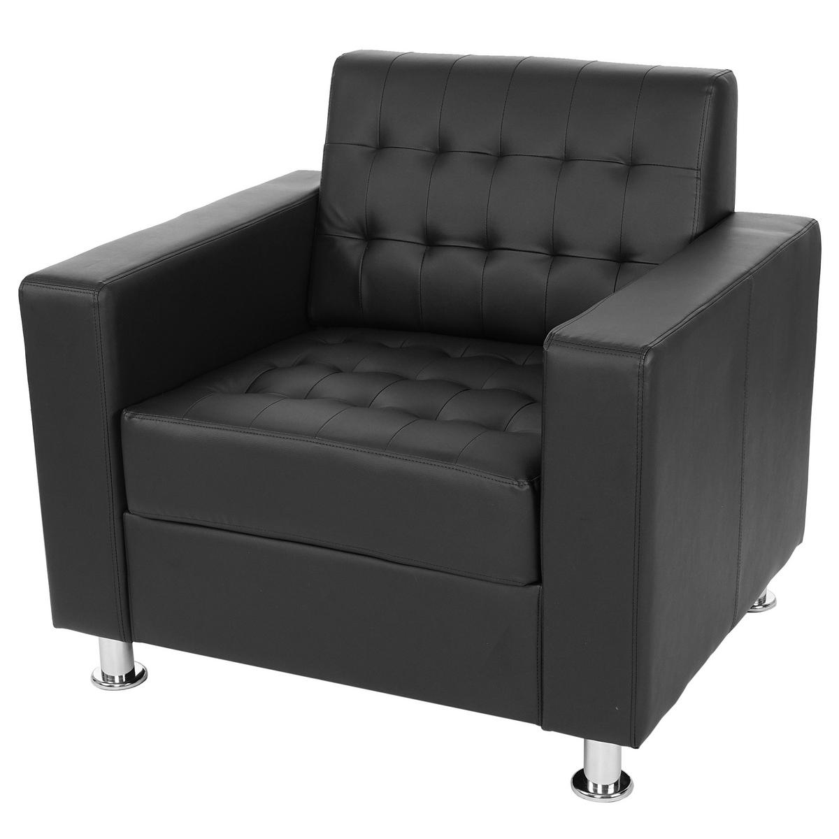 SOFAGARNITUR Schwarz - Schwarz, Textil (89/82/75cm) - MCW