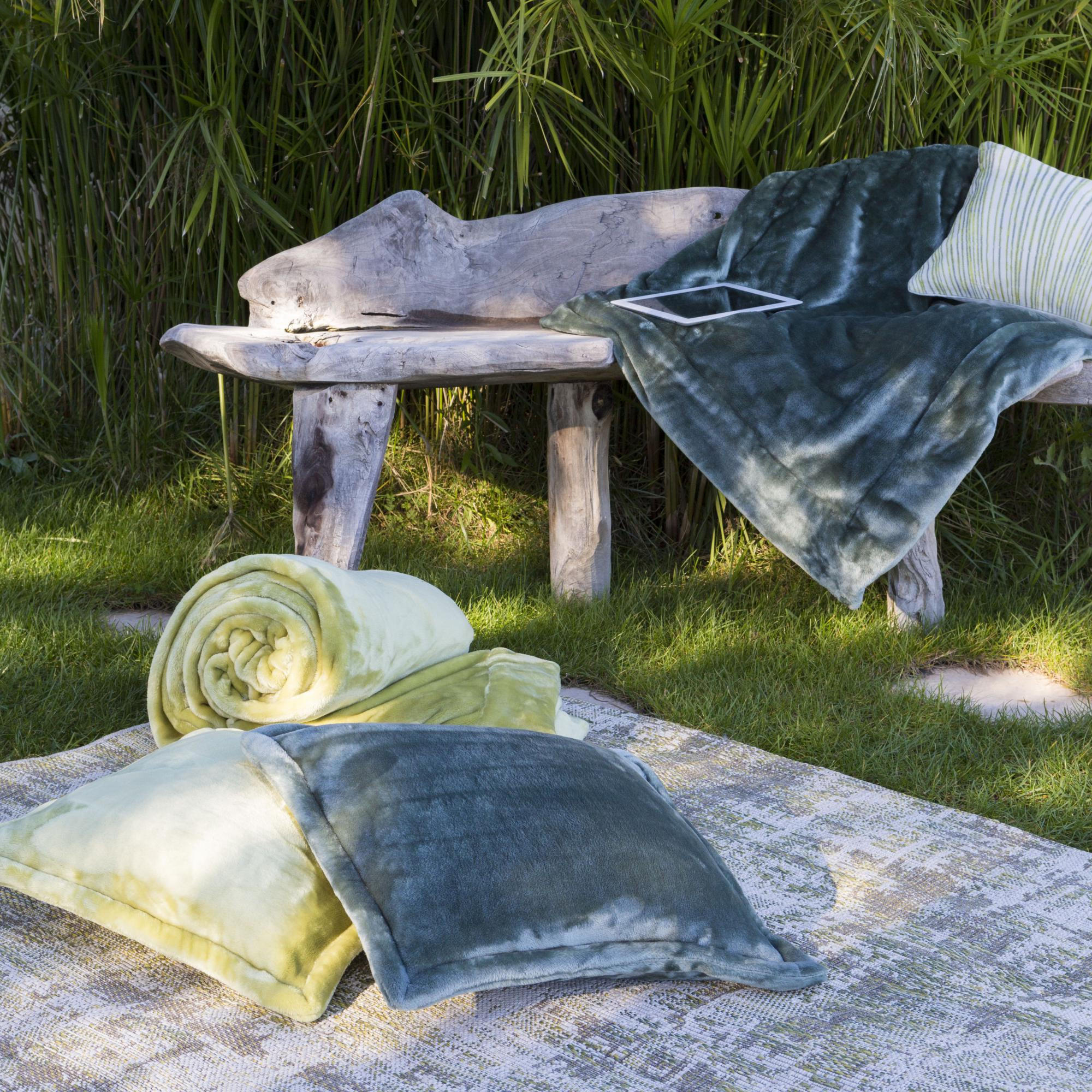 KISSEN Tender leinen 50 x 50 cm - Greige, Textil (50/50cm) - Vivaraise