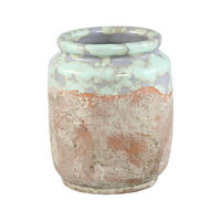 TOPF Breffni Blau 17/17/20.5cm - Blau, Keramik (20.5cm) - PTMD Collection