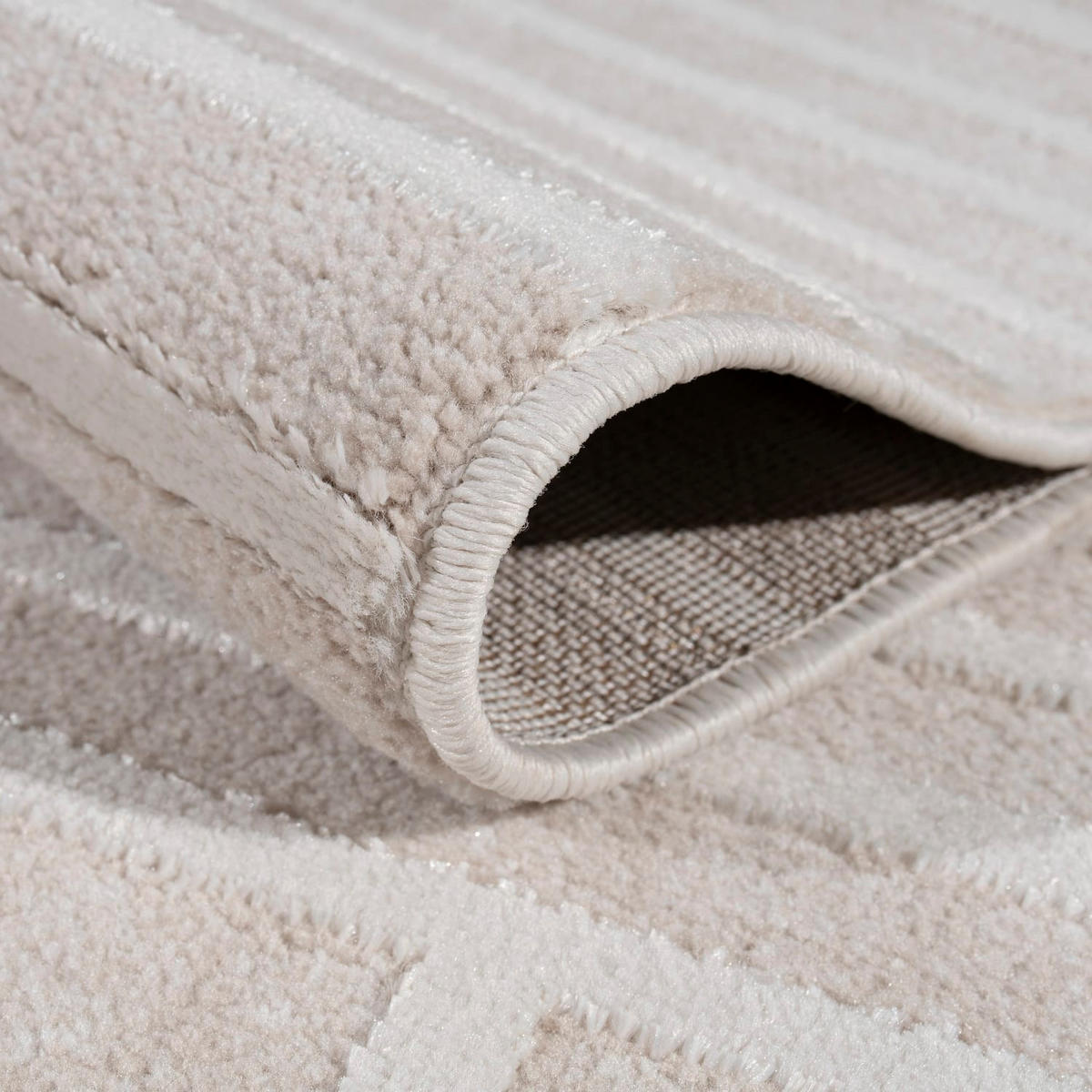 KURZFLORTEPPICH 80/150 cm Santorini 613 - Creme, Kunststoff (80/150cm) - Paco Home