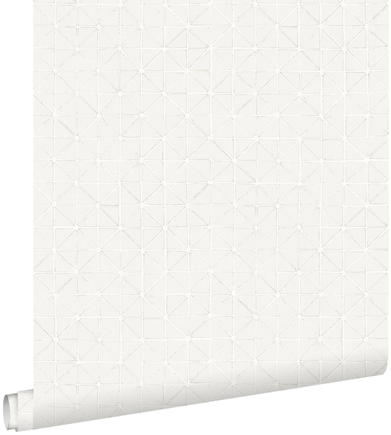 TAPETE geometrische Formen 53 cm x 10.05 m - Grau, Papier (53/1000cm) - ESTAhome