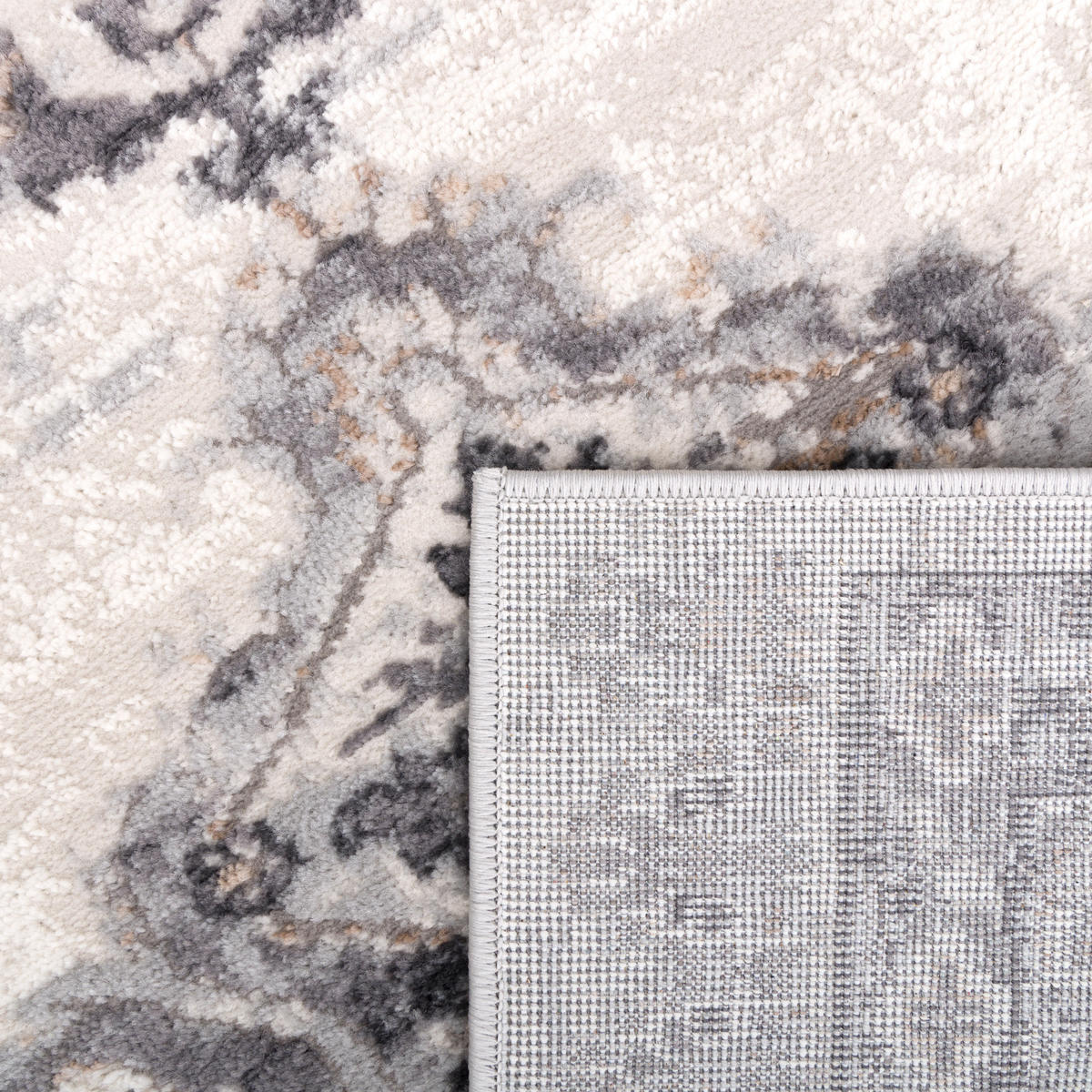 KURZFLORTEPPICH 80/150 cm Foggia 772 - Grau, Textil (80/150cm) - Paco Home