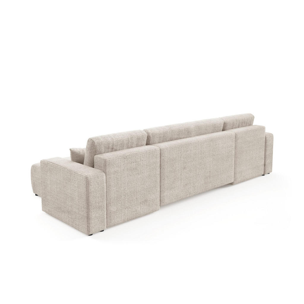 Thumbnail - Furnisell Wohnlandschaft, Schwarz, Textil, 4-Sitzer, seitenverkehrt montierbar, L-Form, 315x70x145 cm, Wohnzimmer, Sofas...