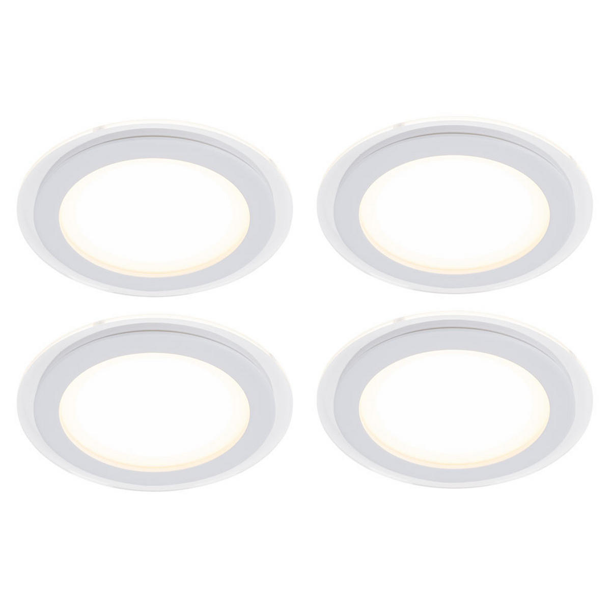 LED EINBAUSTRAHLER PREMIUM LINE Weiß - Weiß, Metall (16/1/16cm)