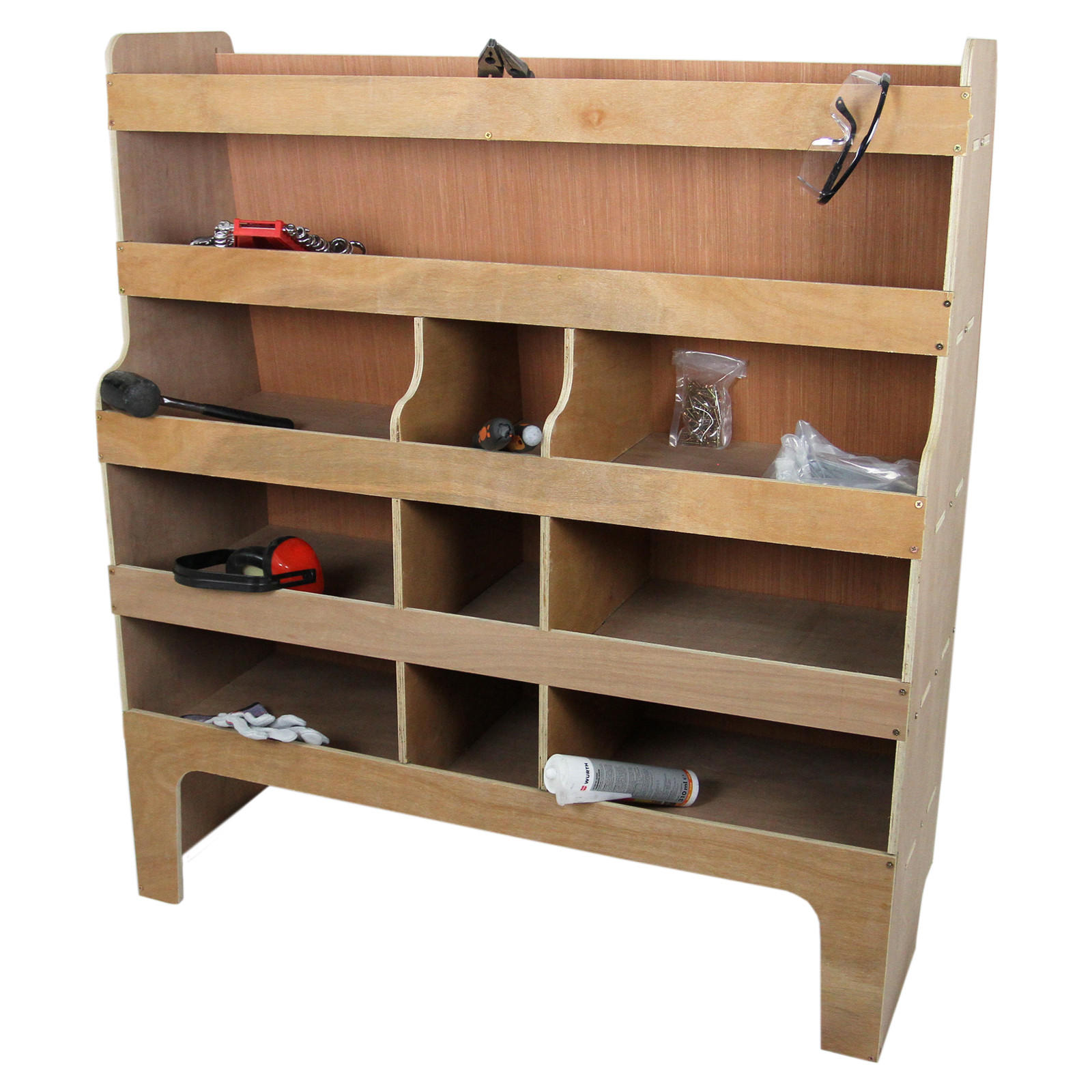 FAHRZEUGEINRICHTUNG Ford Transit Custom SWB & LWB - Braun, Holz (200/120/38cm) - Monstershop
