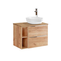 WASCHTISCH 80.4cm April Holz - Braun, Holzwerkstoff (80.4/59/46cm) - Petits-meubles