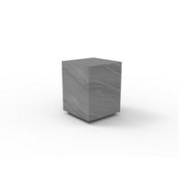 BEISTELLTISCH COLORADO aus GF-Beton, Wetterbeständig, 35x35x46 cm - Grau, Naturmaterialien (35/35/46cm) - Elementi