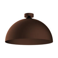 DECKENLEUCHTE - Dunkelbraun, Metall (40/40/20cm) - Lumicom