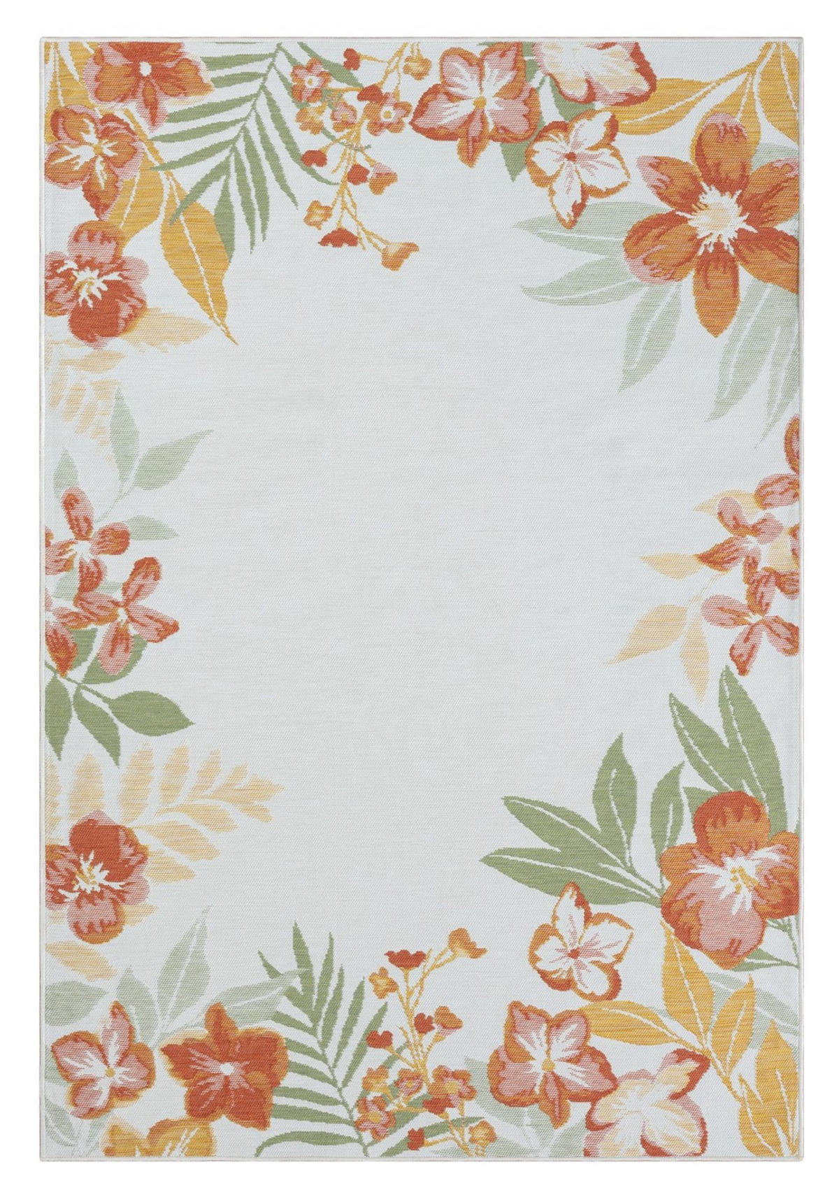 OUTDOORTEPPICH Leela Rostfarben,Currygelb,Grün 200/300 cm - Rostfarben, Textil (200/300cm) - My-Rug