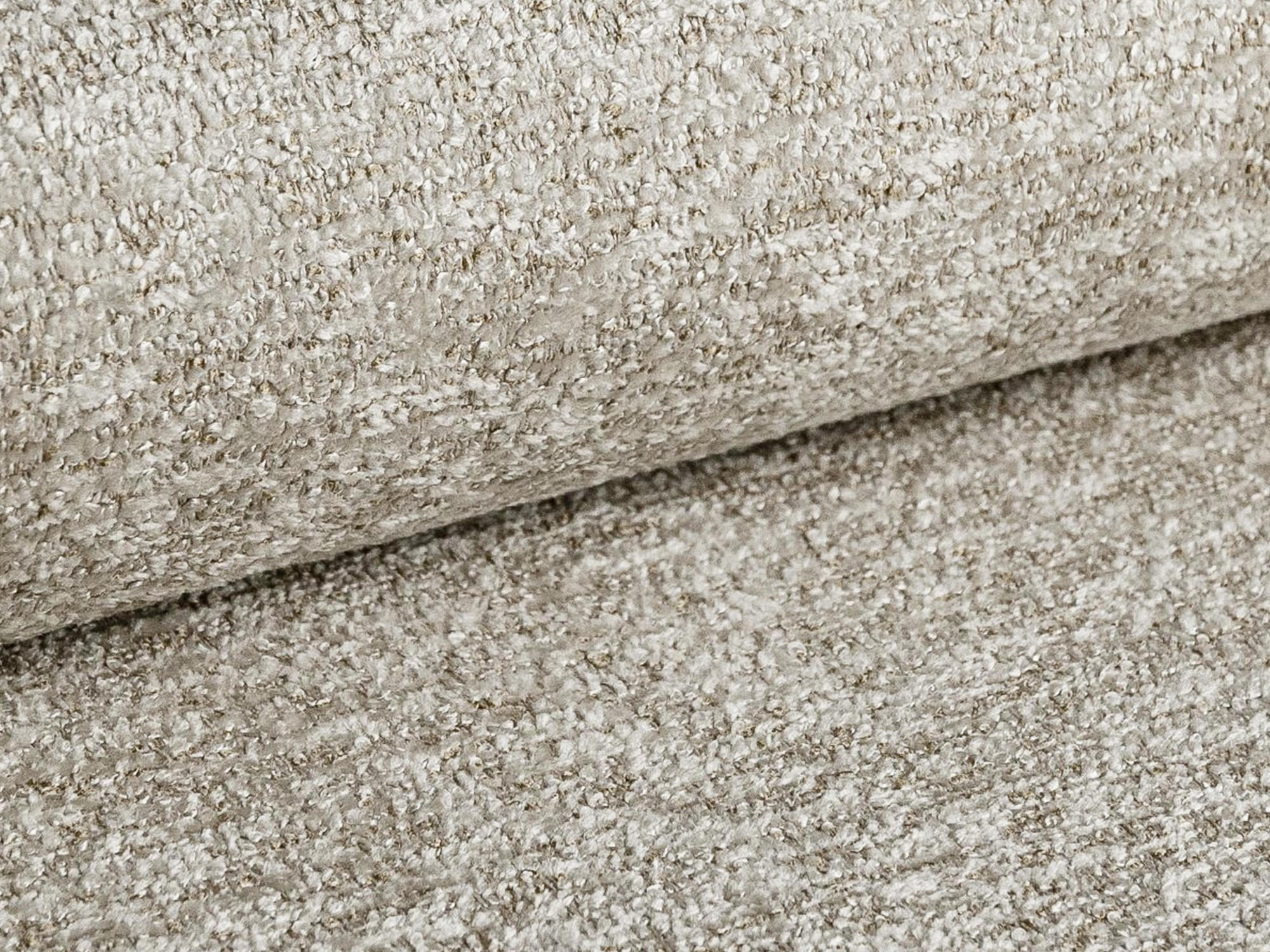 SESSEL Chenille Stoff Beige - Beige/Schwarz, Holzwerkstoff/Textil (93/88/105cm) - Makamii