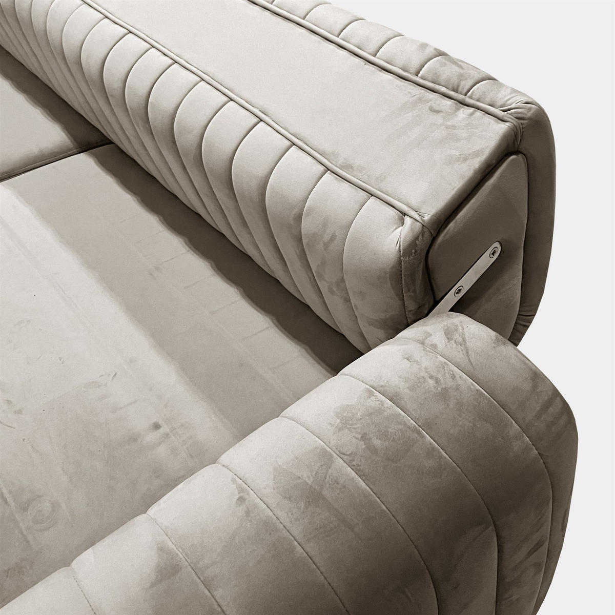 SOFA Valerie 2-sitzer - Grün, Holzwerkstoff/Textil (164/79/90cm) - Fun Möbel