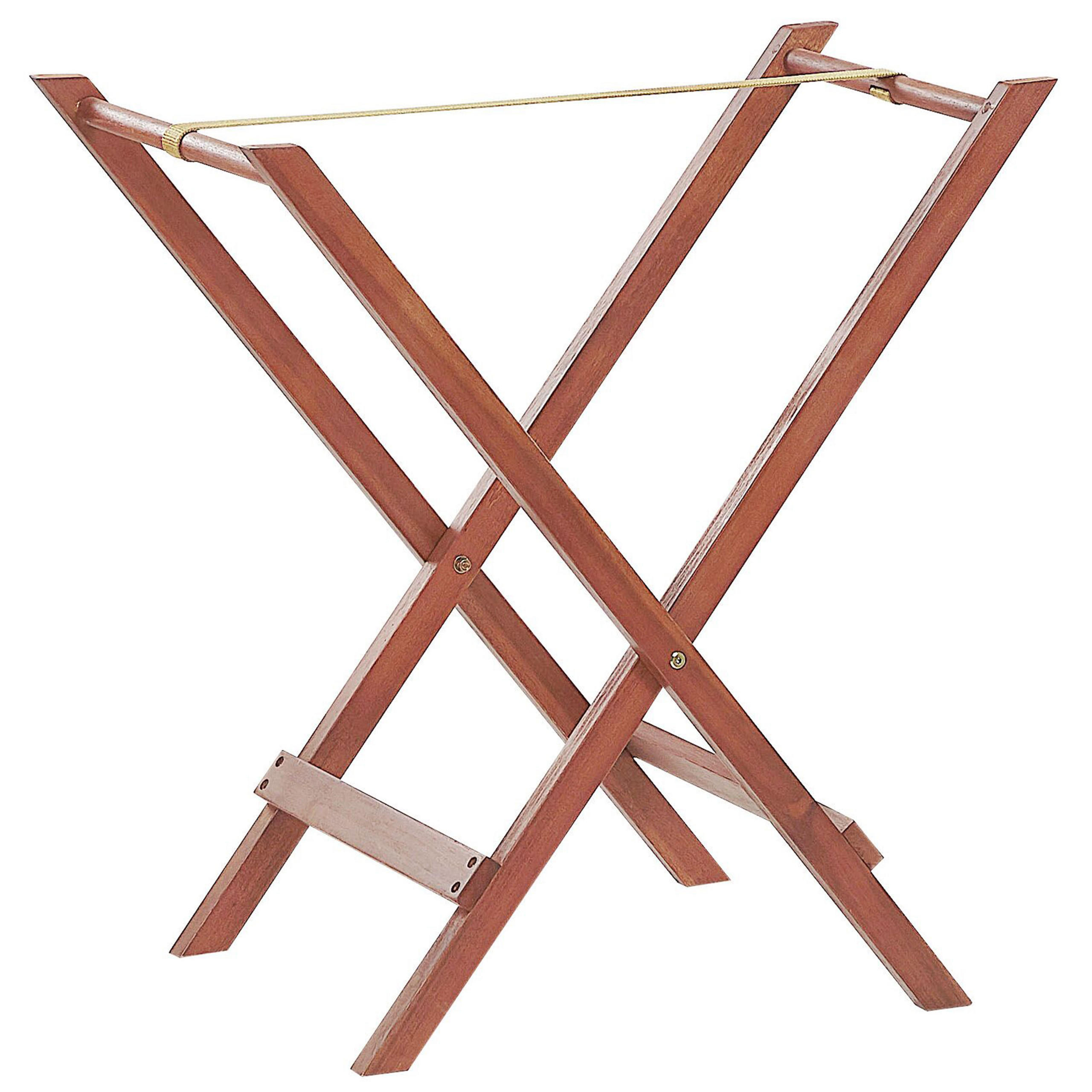 GARTENTISCH Massivholz Dunkler Holzfarbton Toscana - Dunkelbraun, Holz (68/45/73cm) - Beliani