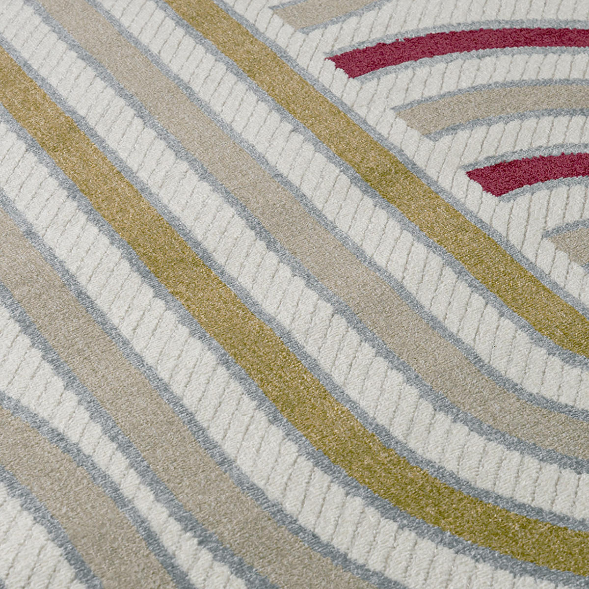 BARNMATTA Alora Rojo Mazovia 120x170cm Creme Rosa Geometrisk Kort Lugg - Cremefärgad, Textil (120/170cm) - Mazovia
