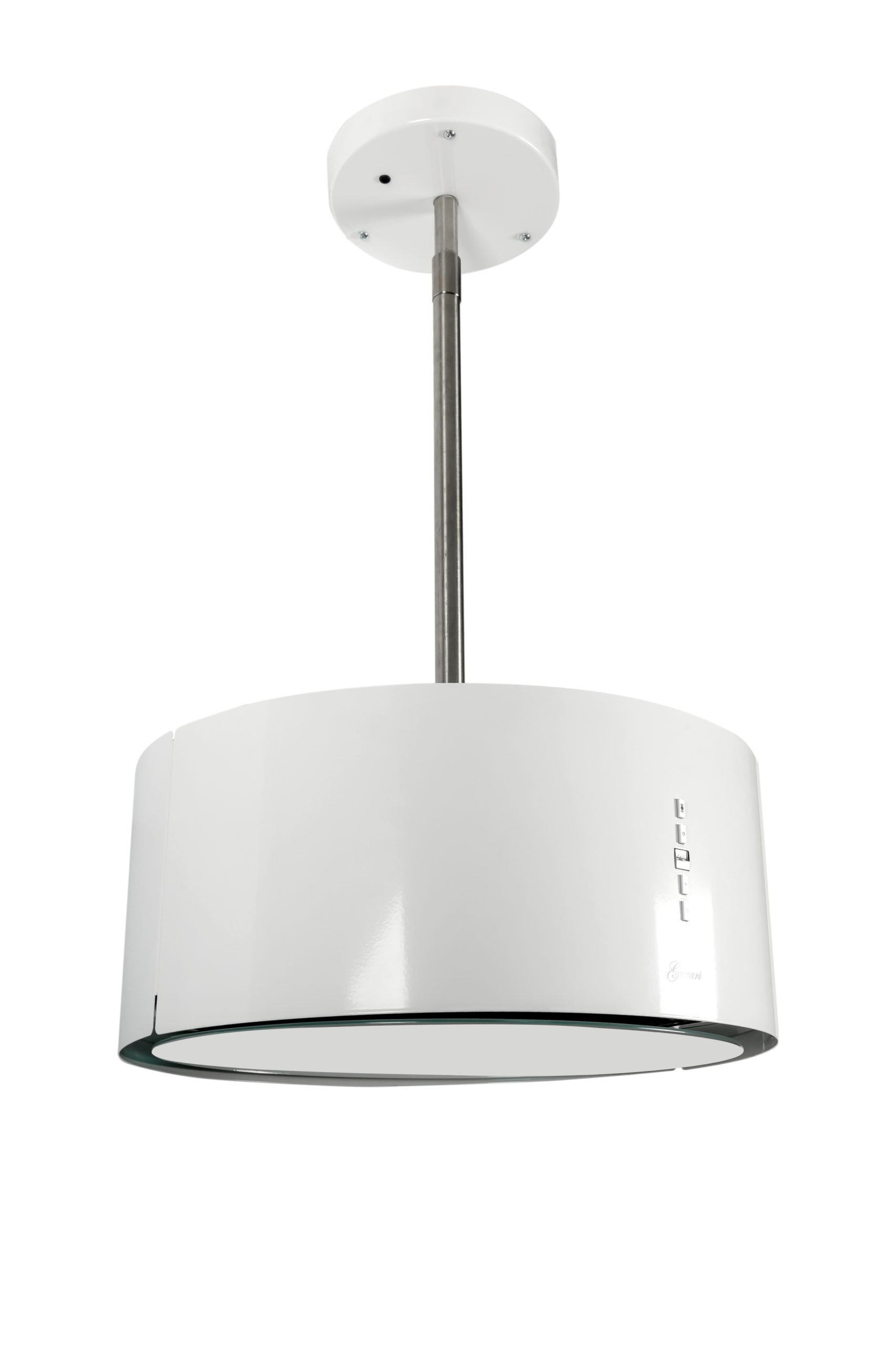 DUNSTABZUGSHAUBE GCH I 237 50 WH + Umluftset, 50 cm Weiß - Weiß, Metall (50/20/50cm) - Gurari