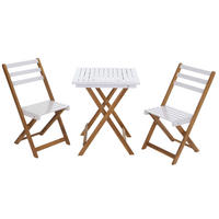 SITZGRUPPE Braun, Weiß - Braun/Weiß, Holz - MCW