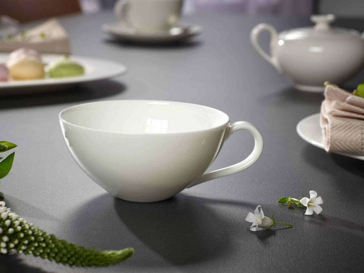 TEETASSEN Anmut weiß 140 ml 6er Set - Weiß, Keramik (0.14L) - Villeroy & Boch