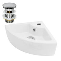 WASCHBECKEN - Weiß, Keramik (33/13/46cm) - ML-DESIGN
