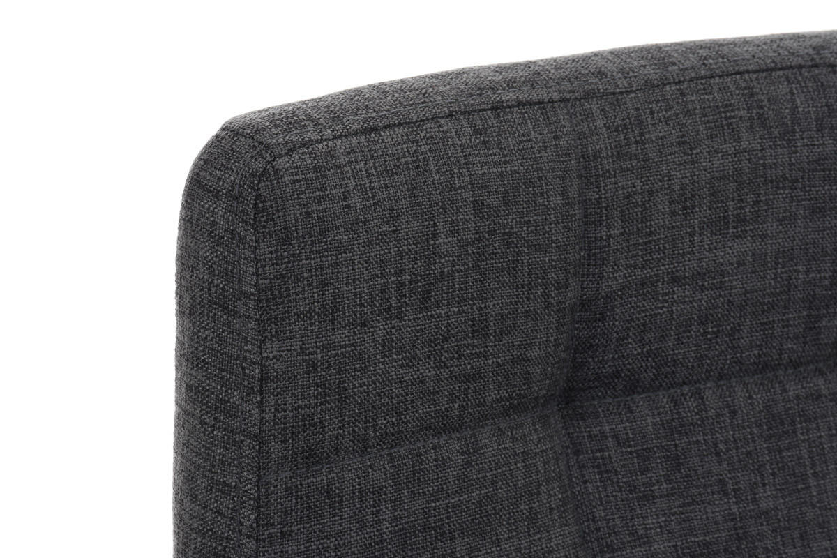 BARHOCKER Gitor Stoff Hellgrau - Hellgrau, Textil (42/94/49cm) - DELUKE